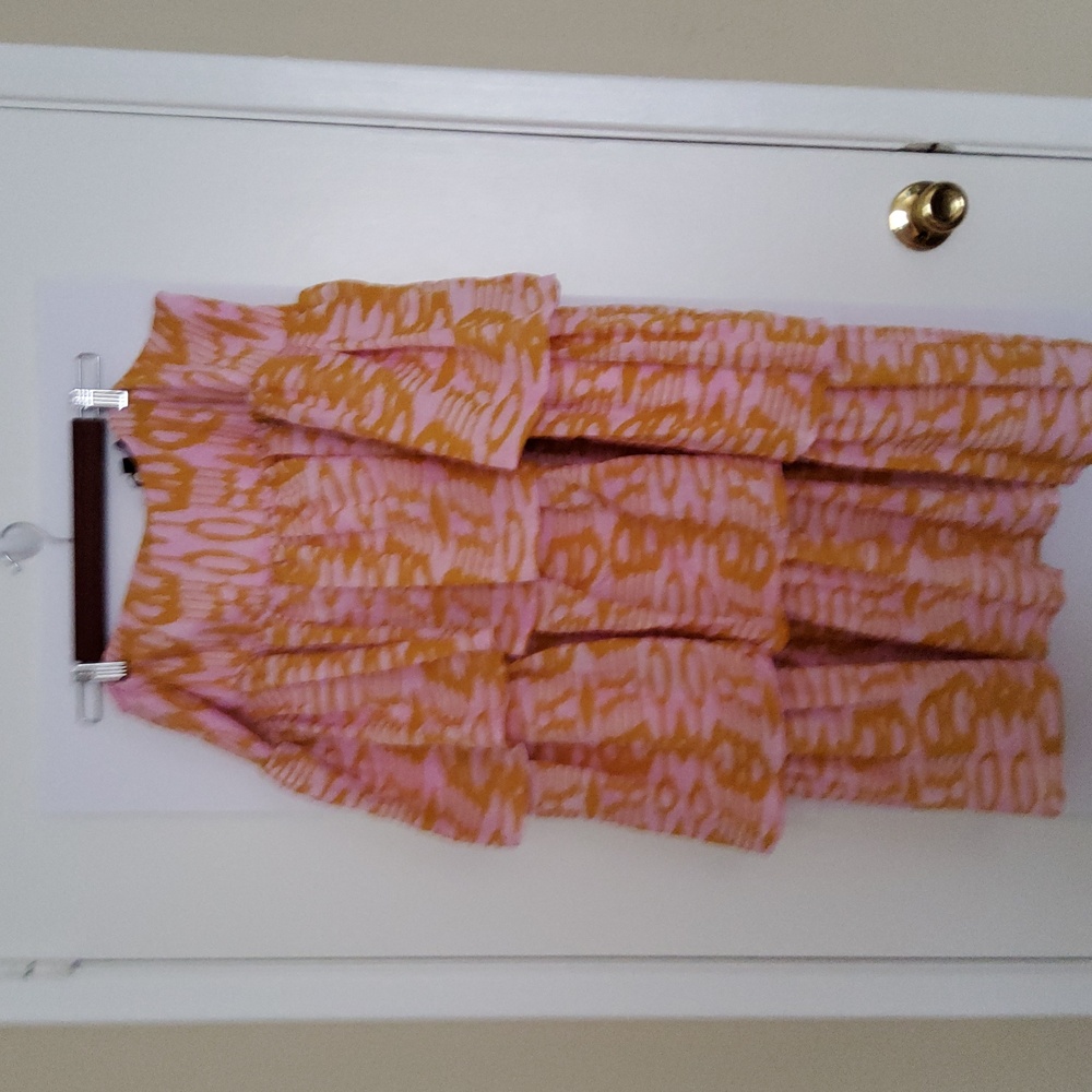 Eloquii floral tiered shirt size 16